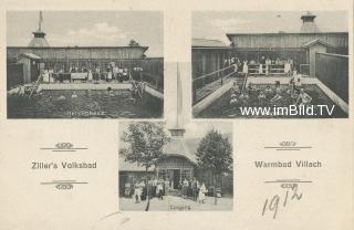 Zillerbad - Warmbad - Oesterreich - alte historische Fotos Ansichten Bilder Aufnahmen Ansichtskarten 