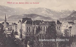 Blick vom Pakhotel  - 10. Oktober-Straße - alte historische Fotos Ansichten Bilder Aufnahmen Ansichtskarten 