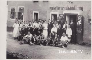 Bogenfeld, Gasthaus Gemischtwarenhandlung Trink - Villach(Stadt) - alte historische Fotos Ansichten Bilder Aufnahmen Ansichtskarten 