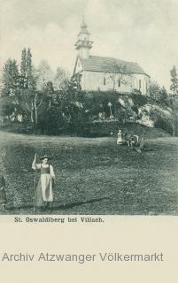 Oswaldiberg bei Villach - alte historische Fotos Ansichten Bilder Aufnahmen Ansichtskarten 