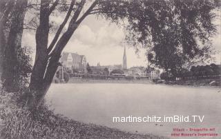 Villach, Hotel Moser's Dependance an der Drau - Oesterreich - alte historische Fotos Ansichten Bilder Aufnahmen Ansichtskarten 