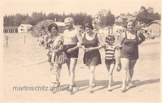 Velden, Strandfoto - Kärnten - alte historische Fotos Ansichten Bilder Aufnahmen Ansichtskarten 