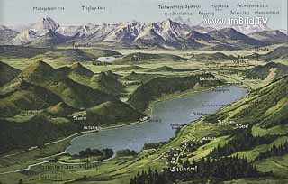 Ossiacher See - Oesterreich - alte historische Fotos Ansichten Bilder Aufnahmen Ansichtskarten 