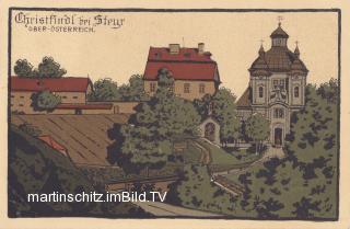 Christkindl Kirche - Oesterreich - alte historische Fotos Ansichten Bilder Aufnahmen Ansichtskarten 