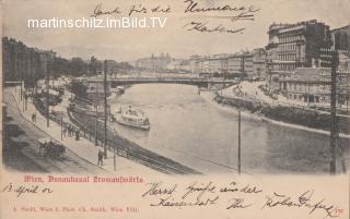Donaukanal - Oesterreich - alte historische Fotos Ansichten Bilder Aufnahmen Ansichtskarten 