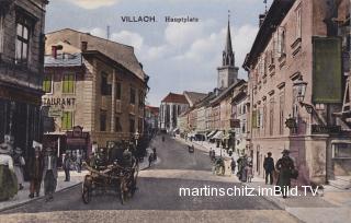 Villach, Hauptplatz - Oesterreich - alte historische Fotos Ansichten Bilder Aufnahmen Ansichtskarten 