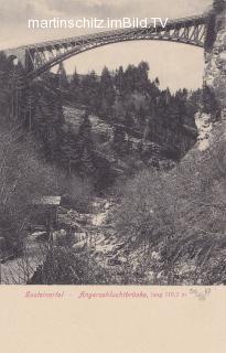 Gasteinertal, Angerschluchtbrücke - Oesterreich - alte historische Fotos Ansichten Bilder Aufnahmen Ansichtskarten 