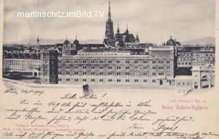 Wien, Franz Josefs Kaserne - Oesterreich - alte historische Fotos Ansichten Bilder Aufnahmen Ansichtskarten 