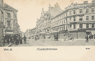 Wien - Nussdorfersterstrasse - Oesterreich - alte historische Fotos Ansichten Bilder Aufnahmen Ansichtskarten 