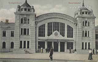 Bahnhof Klagenfurt - Oesterreich - alte historische Fotos Ansichten Bilder Aufnahmen Ansichtskarten 