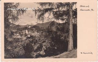 Blick auf Neumarkt - Murau - alte historische Fotos Ansichten Bilder Aufnahmen Ansichtskarten 