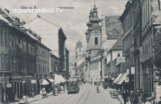 Linz Landstrasse - Linz - alte historische Fotos Ansichten Bilder Aufnahmen Ansichtskarten 