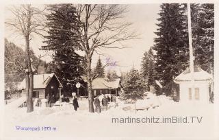 Wurzenpass Winteransicht - alte historische Fotos Ansichten Bilder Aufnahmen Ansichtskarten 