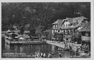 Strancbad Weber in Steindorf - alte historische Fotos Ansichten Bilder Aufnahmen Ansichtskarten 