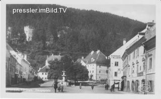 Friesach Hauptplatz - Sankt Veit an der Glan - alte historische Fotos Ansichten Bilder Aufnahmen Ansichtskarten 