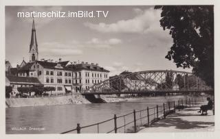 Villach Draubrücke - Kärnten - alte historische Fotos Ansichten Bilder Aufnahmen Ansichtskarten 