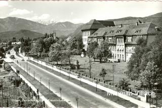 Ossiacher Zeile mit Krankenhaus - Oesterreich - alte historische Fotos Ansichten Bilder Aufnahmen Ansichtskarten 