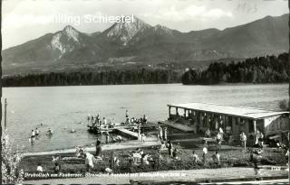 Strandbad Bernold in Drobollach - Oesterreich - alte historische Fotos Ansichten Bilder Aufnahmen Ansichtskarten 