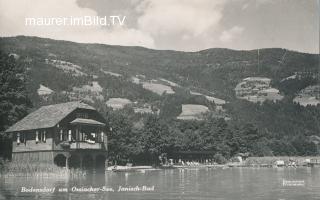 Janisch Bad in Bodensdorf - Oesterreich - alte historische Fotos Ansichten Bilder Aufnahmen Ansichtskarten 