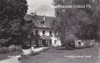 Faakersee, Inselhotel - alte historische Fotos Ansichten Bilder Aufnahmen Ansichtskarten 