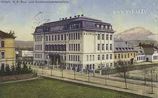Bau- und Kunsthandwerkerschule - Europa - alte historische Fotos Ansichten Bilder Aufnahmen Ansichtskarten 