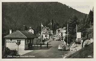 Grenze Österreich - Italien in Arnoldstein - Europa - alte historische Fotos Ansichten Bilder Aufnahmen Ansichtskarten 