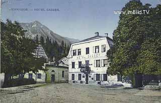 Hermagor Hotel Gasser - Europa - alte historische Fotos Ansichten Bilder Aufnahmen Ansichtskarten 