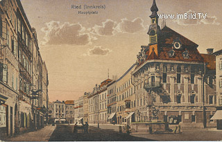 Ried - Hauptplatz - Europa - alte historische Fotos Ansichten Bilder Aufnahmen Ansichtskarten 