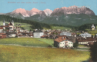 Kitzbühl mit wildem Kaiser - Europa - alte historische Fotos Ansichten Bilder Aufnahmen Ansichtskarten 