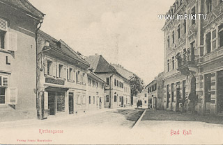 Bad Hall - Kirchengasse - Europa - alte historische Fotos Ansichten Bilder Aufnahmen Ansichtskarten 