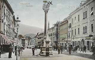 Villach Hauptplatz - Hauptplatz - alte historische Fotos Ansichten Bilder Aufnahmen Ansichtskarten 