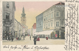 Wels - Pfarrgasse - Oesterreich - alte historische Fotos Ansichten Bilder Aufnahmen Ansichtskarten 