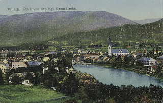 Blick von der Heiligen Kreuzkirche - alte historische Fotos Ansichten Bilder Aufnahmen Ansichtskarten 