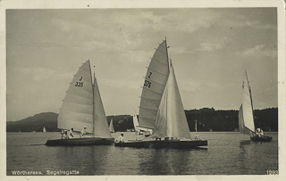 Wörthersee - Segelregatta - alte historische Fotos Ansichten Bilder Aufnahmen Ansichtskarten 