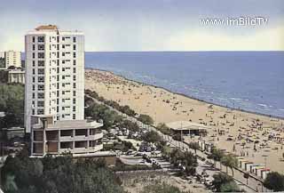 Lignano - Strandbar Gabbiano - alte historische Fotos Ansichten Bilder Aufnahmen Ansichtskarten 