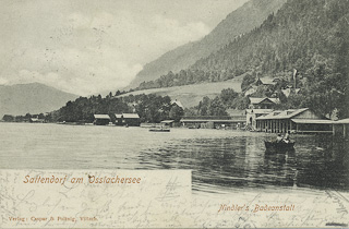 Nindlers Badeanstalt - Oesterreich - alte historische Fotos Ansichten Bilder Aufnahmen Ansichtskarten 