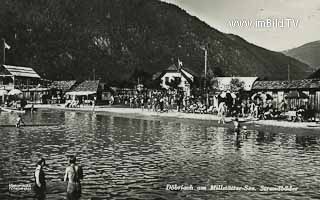Strandbad Döbriach - Oesterreich - alte historische Fotos Ansichten Bilder Aufnahmen Ansichtskarten 