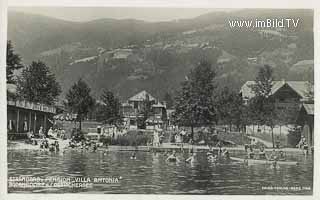 Strandbad Villa Antonia - Bodensdorf - Oesterreich - alte historische Fotos Ansichten Bilder Aufnahmen Ansichtskarten 