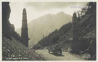 Grenzübergang Loibl-Pass - Oesterreich - alte historische Fotos Ansichten Bilder Aufnahmen Ansichtskarten 