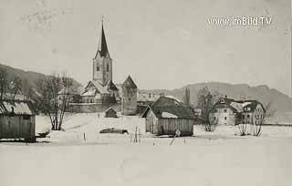 Ossiach im Winter - Oesterreich - alte historische Fotos Ansichten Bilder Aufnahmen Ansichtskarten 