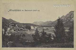 Arnoldstein mit Dobratsch - Oesterreich - alte historische Fotos Ansichten Bilder Aufnahmen Ansichtskarten 