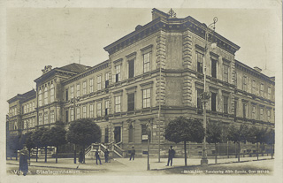 Gymnasium Villach - Oesterreich - alte historische Fotos Ansichten Bilder Aufnahmen Ansichtskarten 