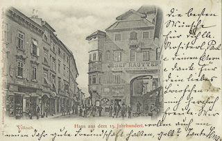 Hauptplatz - Rautterhaus - Oesterreich - alte historische Fotos Ansichten Bilder Aufnahmen Ansichtskarten 