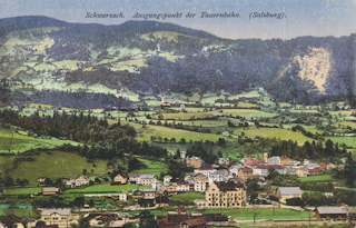 Schwarzach. Ausgangspunkt der Tauernbahn - Oesterreich - alte historische Fotos Ansichten Bilder Aufnahmen Ansichtskarten 