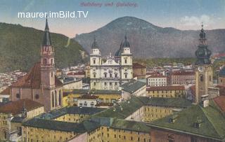 Salzburg und Gaisberg - Oesterreich - alte historische Fotos Ansichten Bilder Aufnahmen Ansichtskarten 