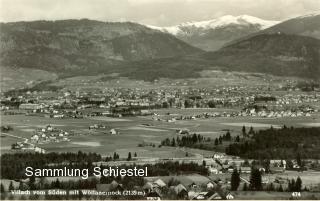 Blick von Tschinowitsch Richtung Villach - Villach - alte historische Fotos Ansichten Bilder Aufnahmen Ansichtskarten 