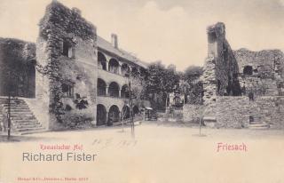 Friesach, Romanischer Hof - Europa - alte historische Fotos Ansichten Bilder Aufnahmen Ansichtskarten 