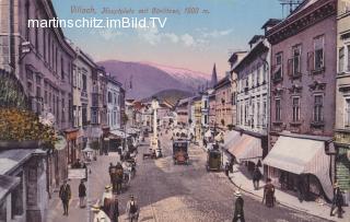 Villach Hauptplatz - alte historische Fotos Ansichten Bilder Aufnahmen Ansichtskarten 