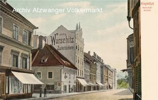 Klagenfurt Bahnhofstrasse - Europa - alte historische Fotos Ansichten Bilder Aufnahmen Ansichtskarten 