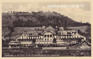 Waidhofen an der Ybbs Buchbergheim mit Liegehalle - Waidhofen an der Ybbs - alte historische Fotos Ansichten Bilder Aufnahmen Ansichtskarten 